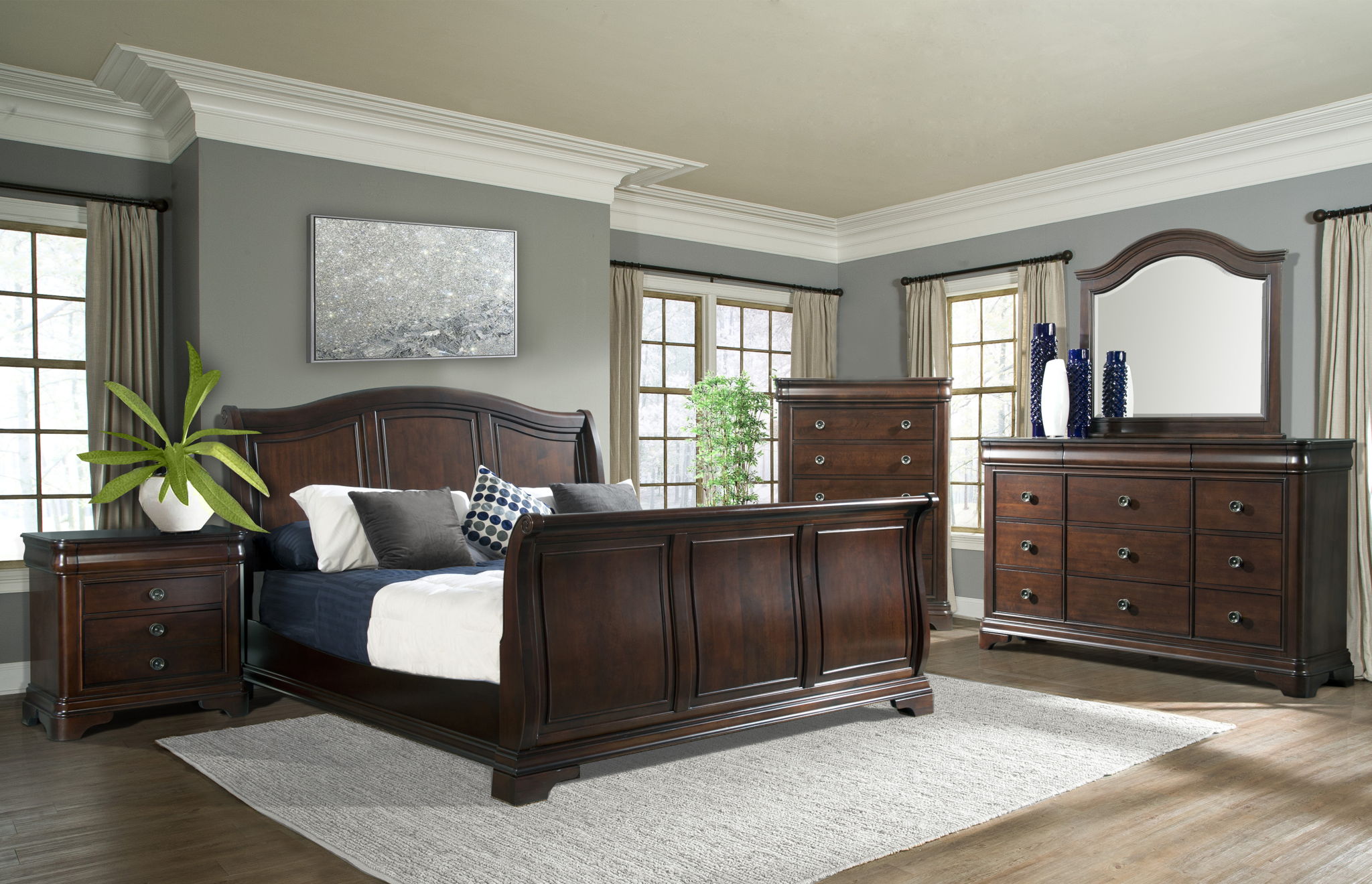 Cameron - Sleigh Bedroom Set
