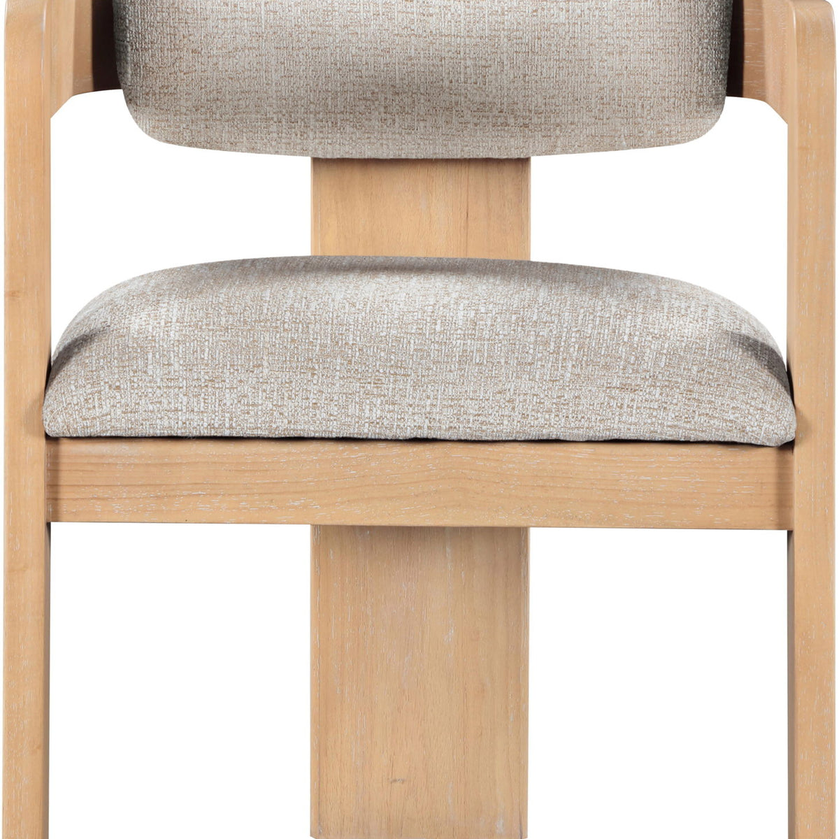 Sacha - Linen Dining Chair With Natural Base (Set of 2)