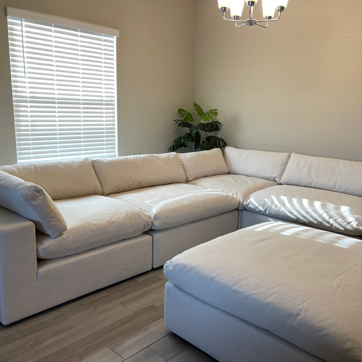 Off White “Dreamee” Cloud Couch Sectional
