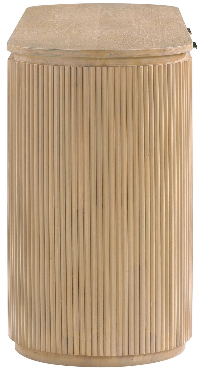 Astrid - Solid Wood And Oak Veneer Desk