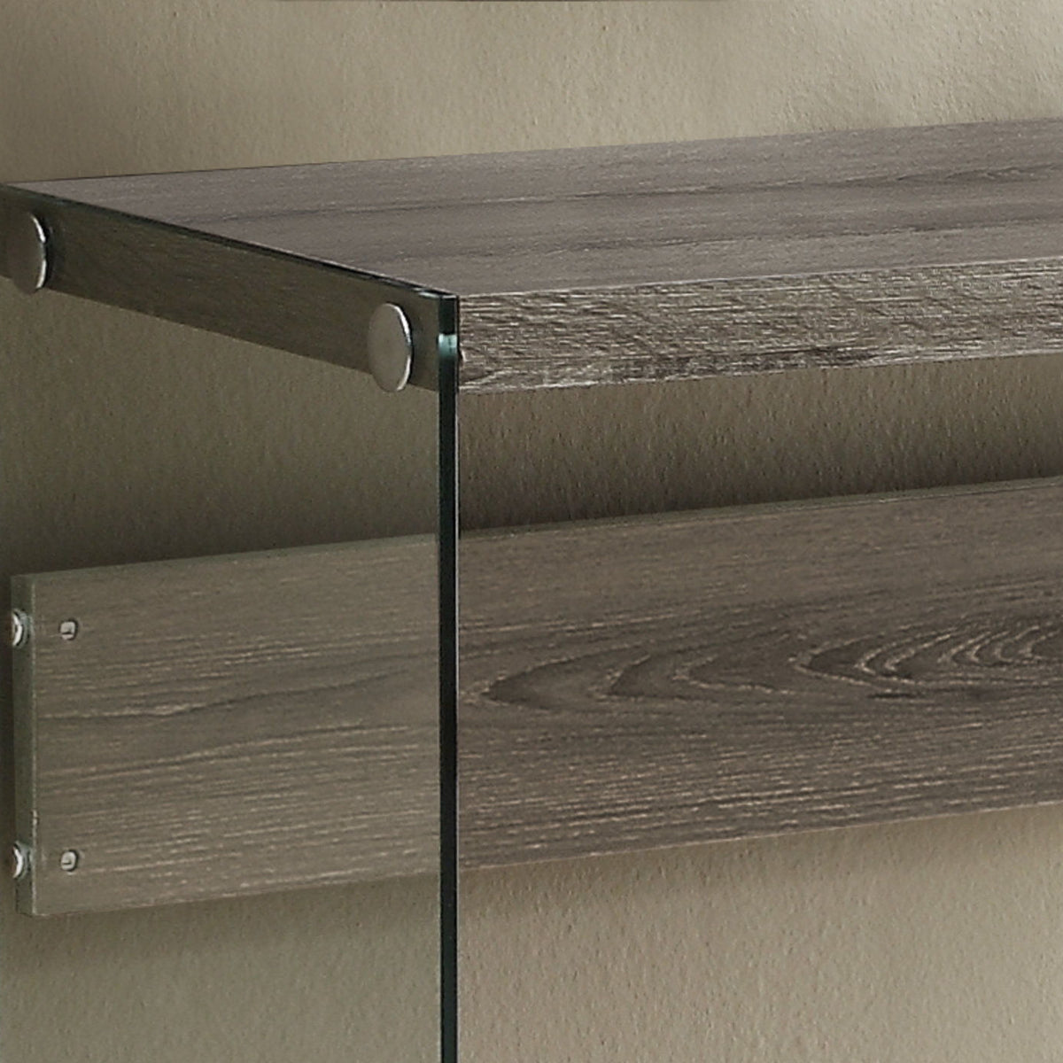 Accent Console Table For Entryway, Glossy Spacious Surface