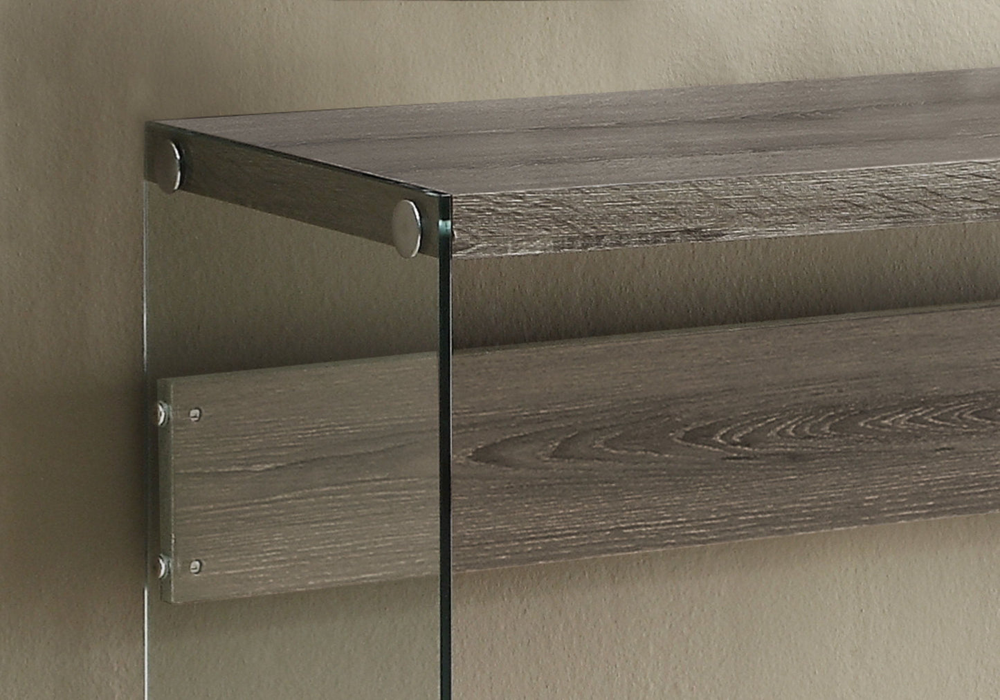 Accent Console Table For Entryway, Glossy Spacious Surface