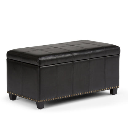 Amelia - Transitional Storage Ottoman Bench