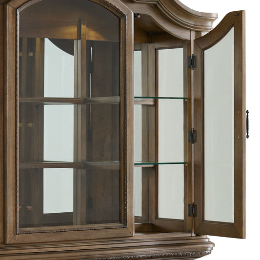 Madison Park - Hutch With LED - Walnut