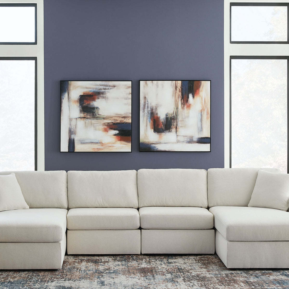 Modmax - Oyster - Sectional