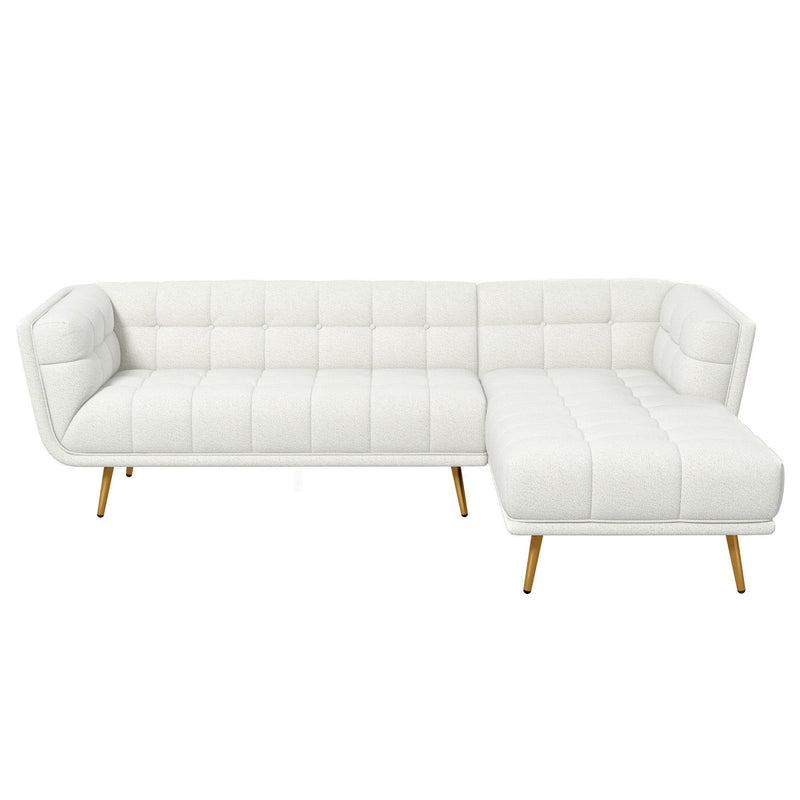 Addison - L Shape Sectional Sofa Tufted