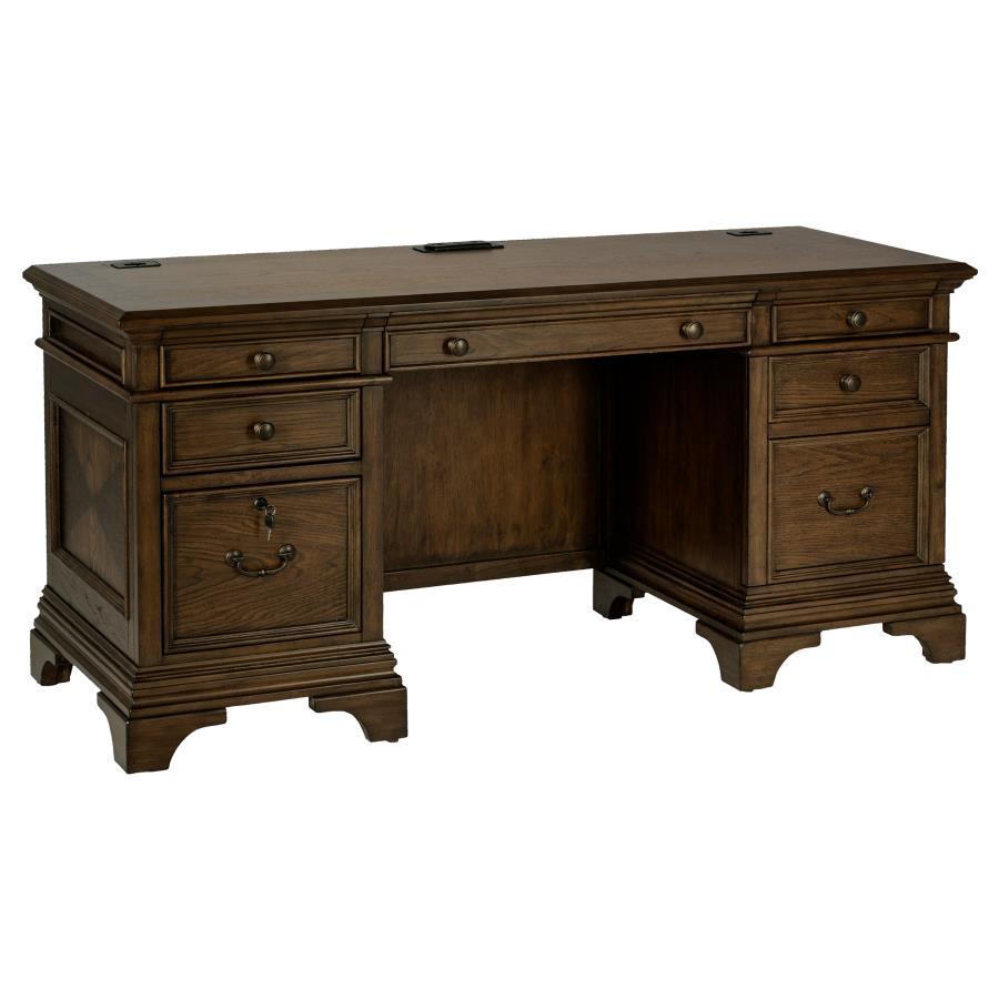 Hartshill - Credenza Base, Box 2 of 2 - Burnished Oak