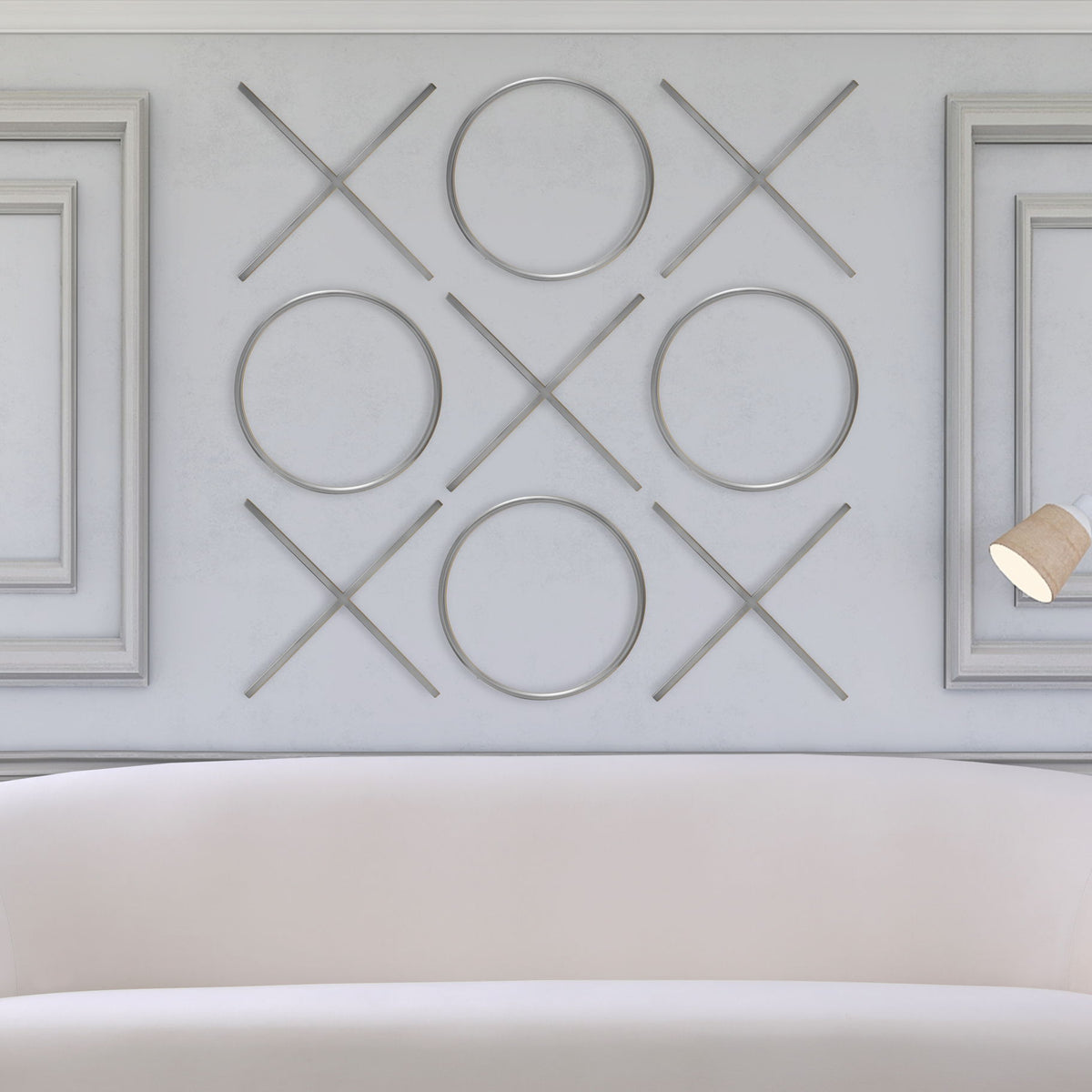 XOXO - Wall Decor - Pearl Silver
