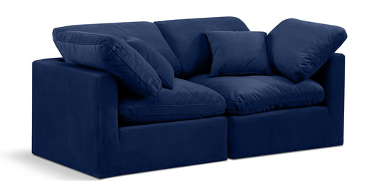 Indulge - Velvet 2 Seat Modular Sofa