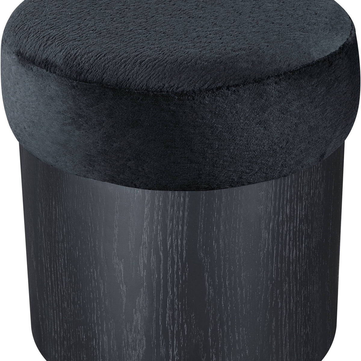 Nimes - Ottoman / Stool With Black Base