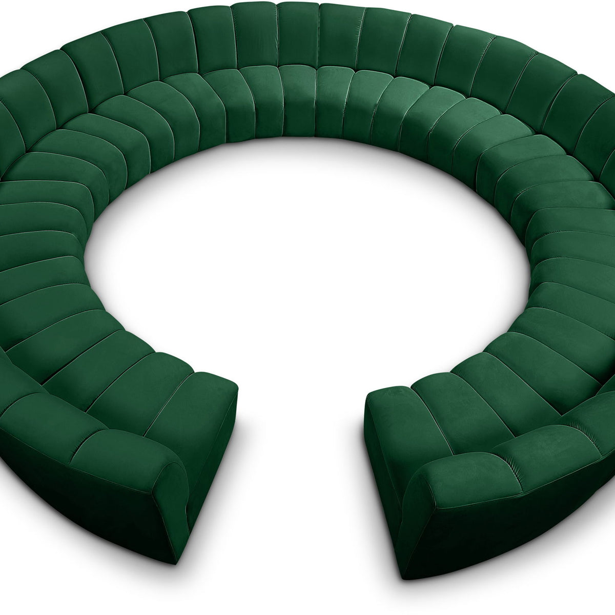 Infinity - 12 Piece Velvet Modular Sectional