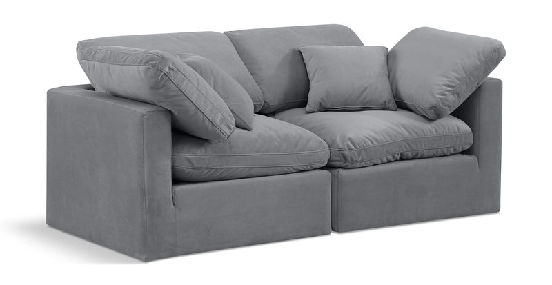 Indulge - Velvet 2 Seat Modular Sofa
