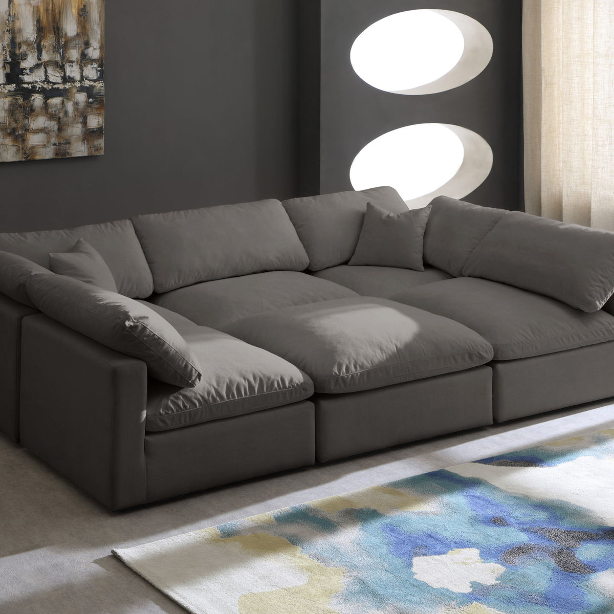 Plush - 6 Piece Modular Sectional