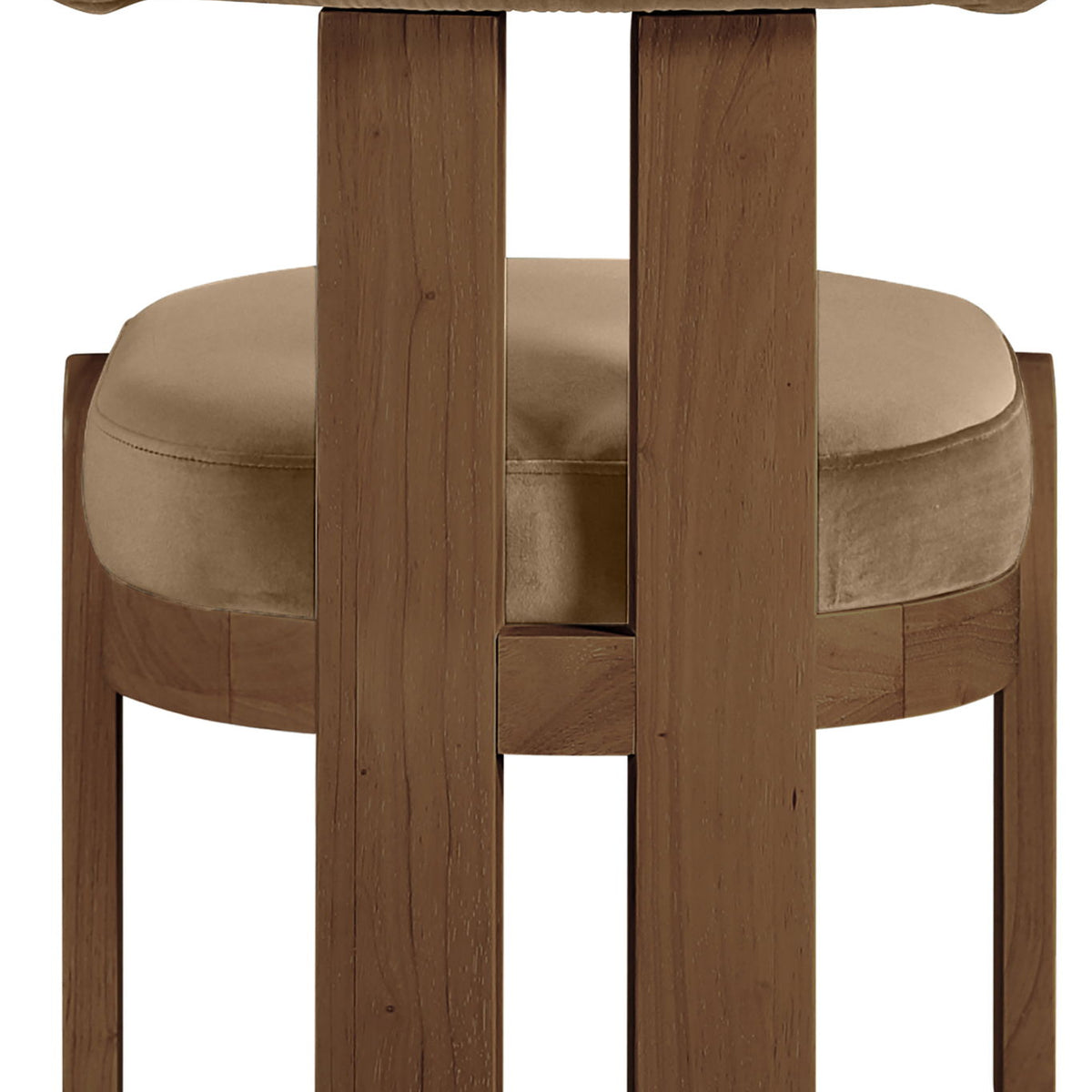 Arienzo - Performance Fabric Upholstered Dining Chair (Set of 2) - Walnut Base