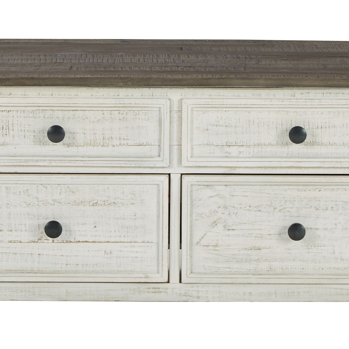Havalance - Lift Top Cocktail Table with Storage Drawers - White / Gray