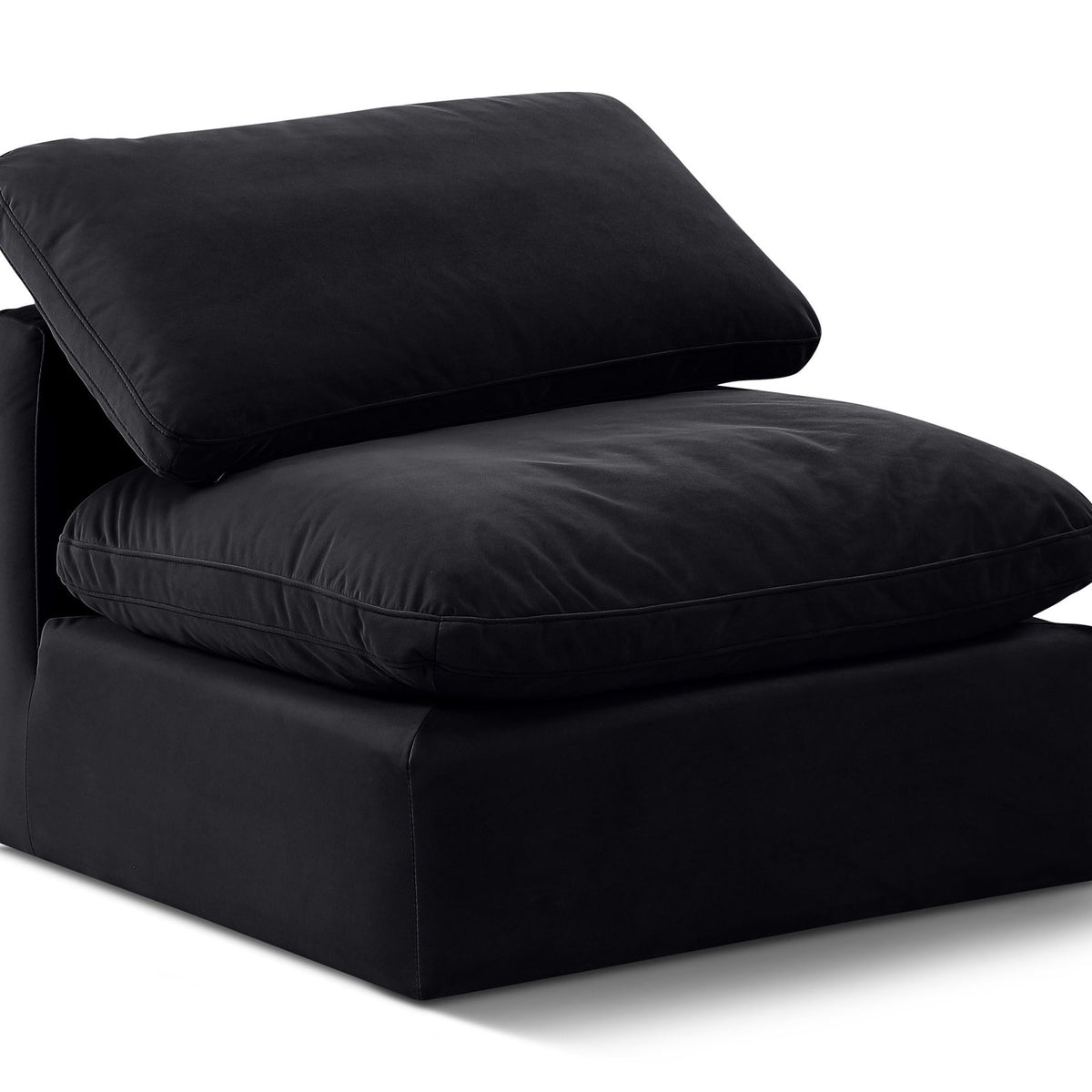 Indulge - Velvet Armless Chair