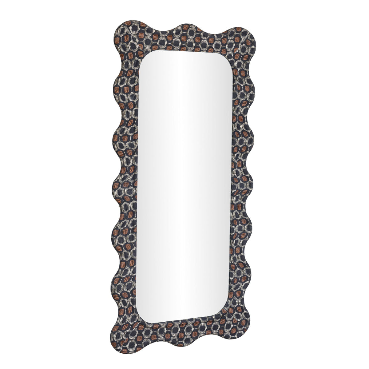 Charlene - 39" x 75" Squiggle Wall Mirror - Biologic Print
