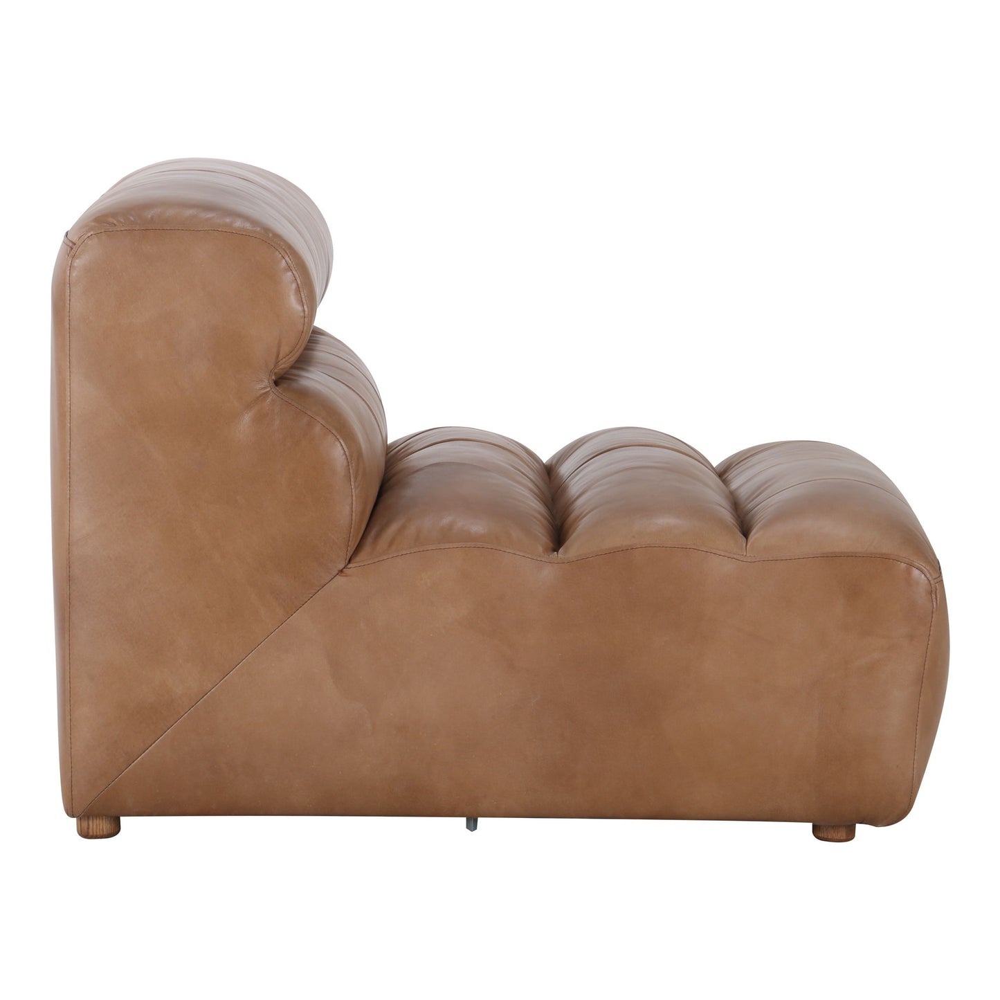 Ramsay - Leather Slipper Chair - Tan