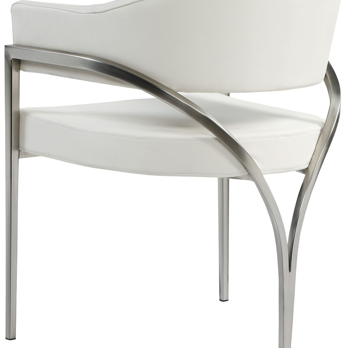 Madelyn - Dining Chair (Set of 2) - Brushed Chrome