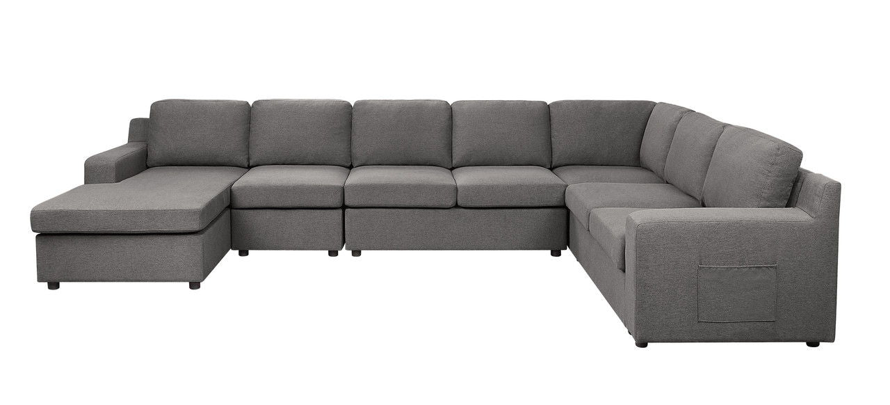 Waylon - Linen Sectional Sofa