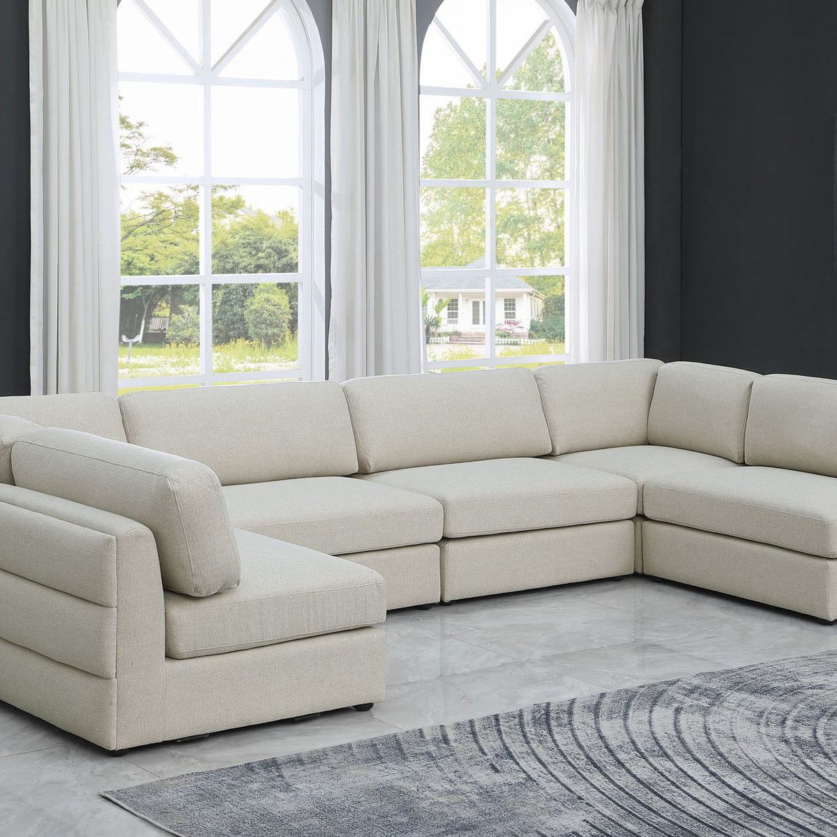Beckham - 6 Piece Modular Sectional