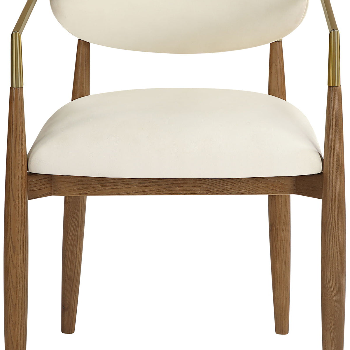 Riccio - Dining Arm Chair (Set of 2) - Walnut Frame