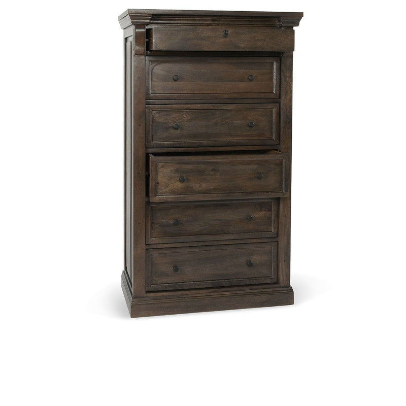 Adelaide - Wood 6 Drawer Chest - Cocoa Brown