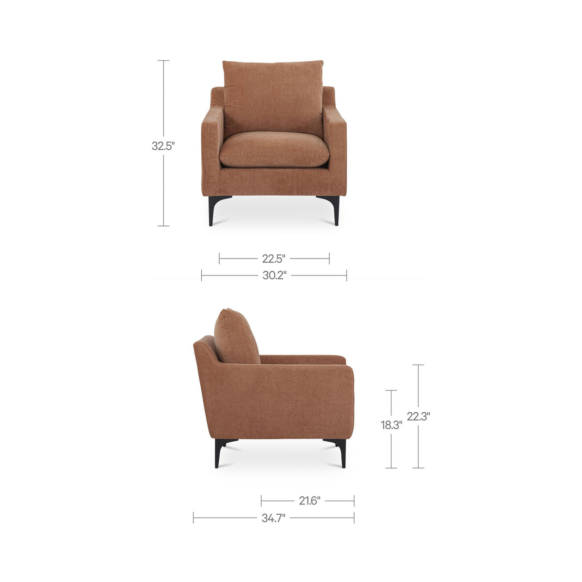 Paris - Armchair - Heritage Pink