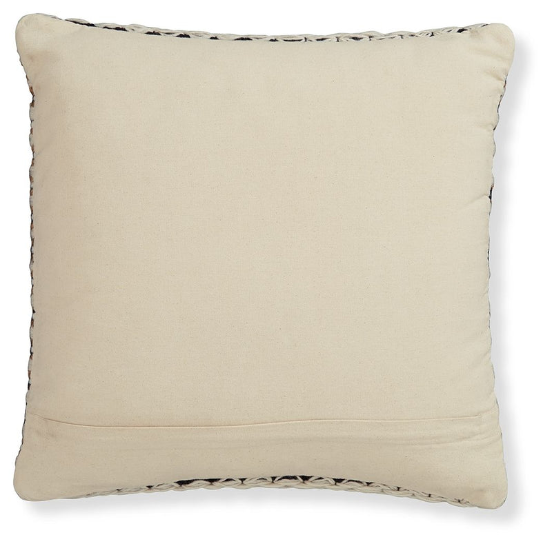 Nealington - Pillow - Brown / Black / White