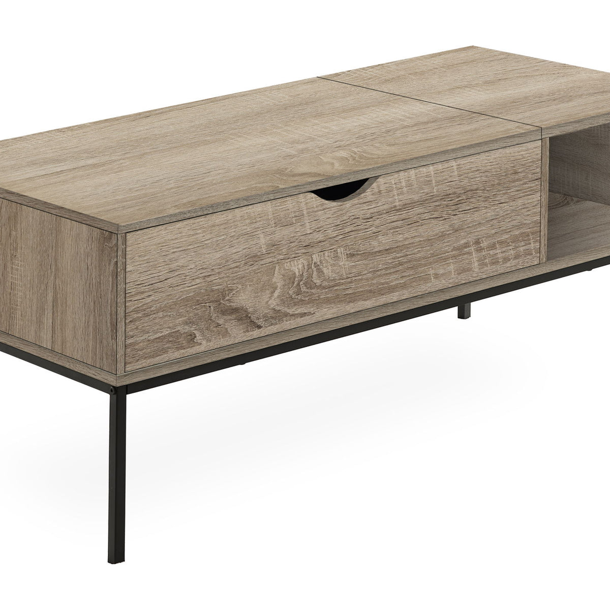 Table, Rectangular, Cocktail, Functional Lift-Top, Contemporary & Modern