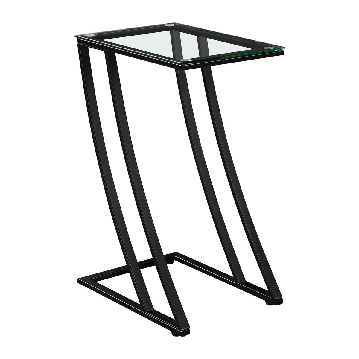 Accent Table, C - Shaped, Sturdy Construction, Contemporary & Modern