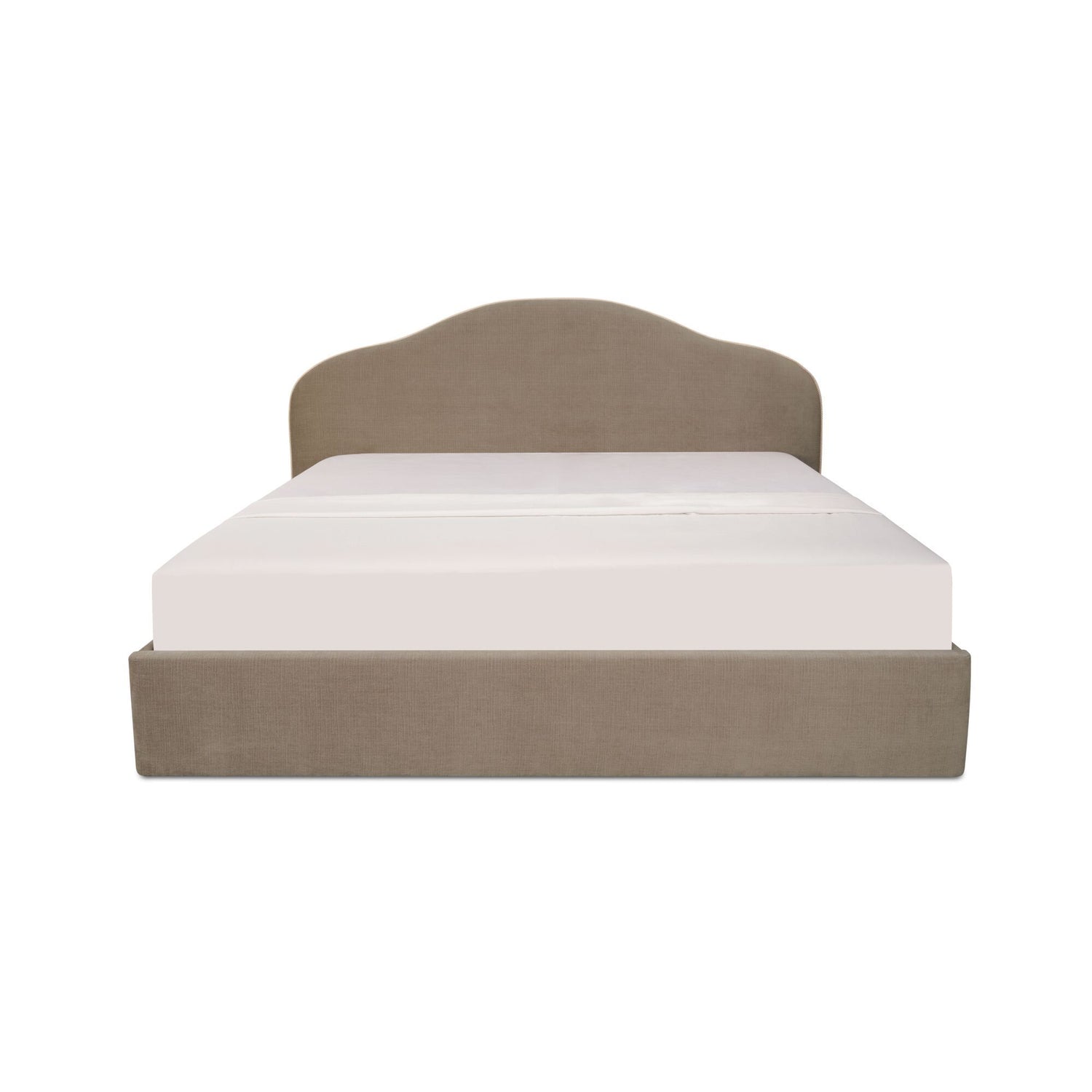 Maggie - King Storage Bed - Taupe
