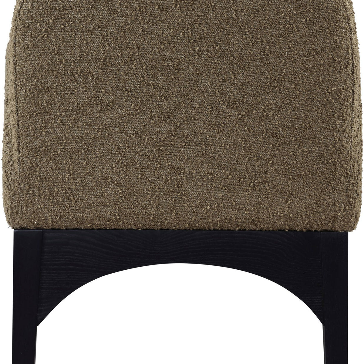 Waldorf - Boucle Dining Arm Chair With Black Legs