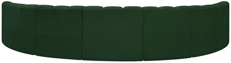 Arc - Boucle Fabric 7 Piece U-Shaped Modular Sofa