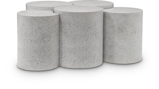 Dimple - 20" 5 Piece Modular Coffee Table - Terazzo Finish