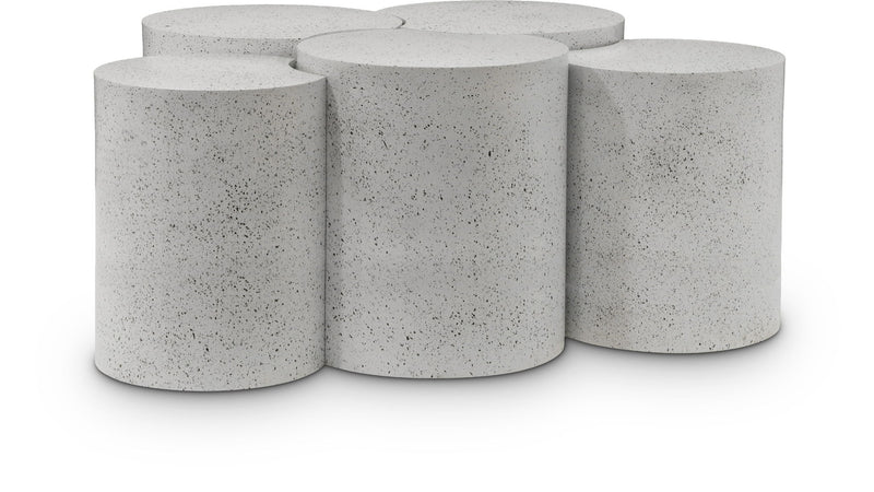 Dimple - 20" 5 Piece Modular Coffee Table - Terazzo Finish