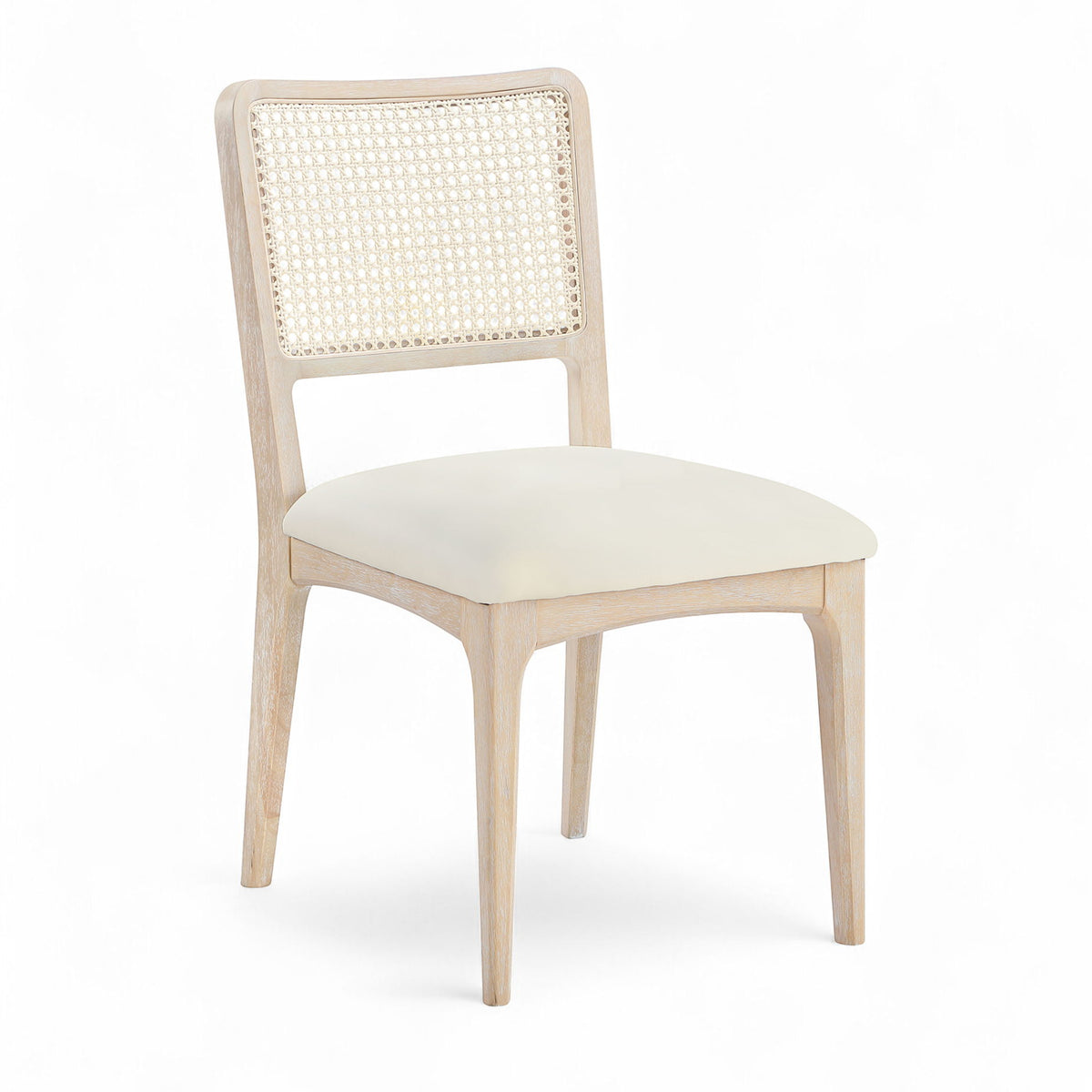 Atrium - Upholstered Seat Dining Chair With Brushed Natural Base (Set of 2)