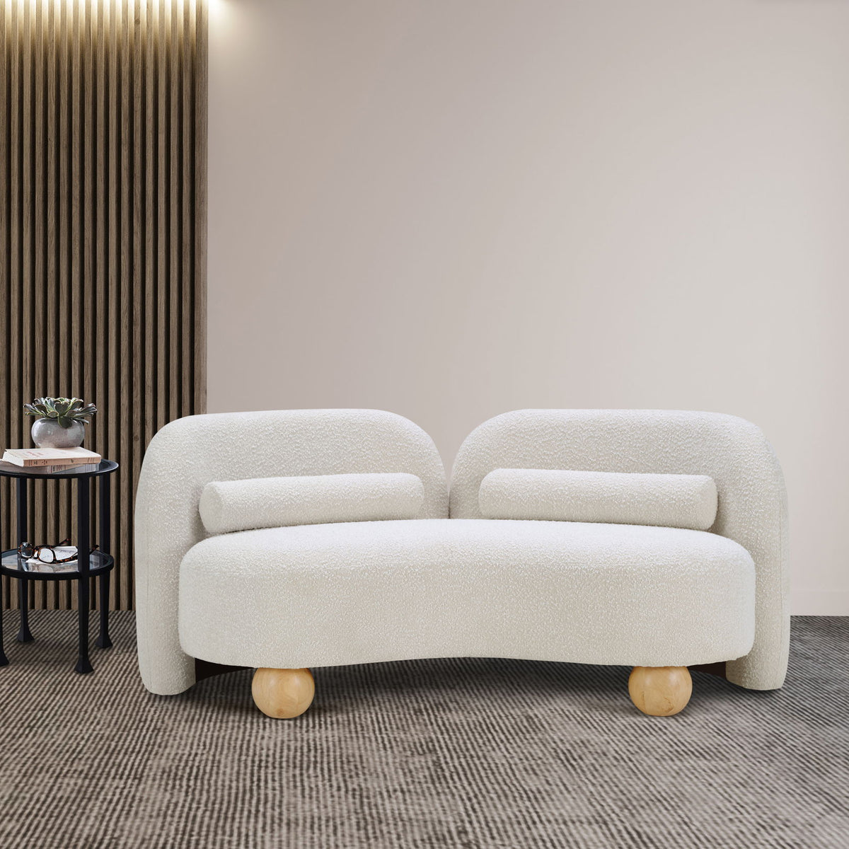 Daphne - Boucle Loveseat