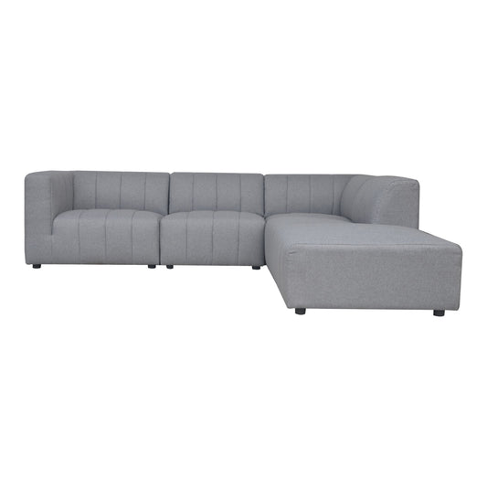 Lyric - Dream Modular Sectional Right Gray - Dark Gray