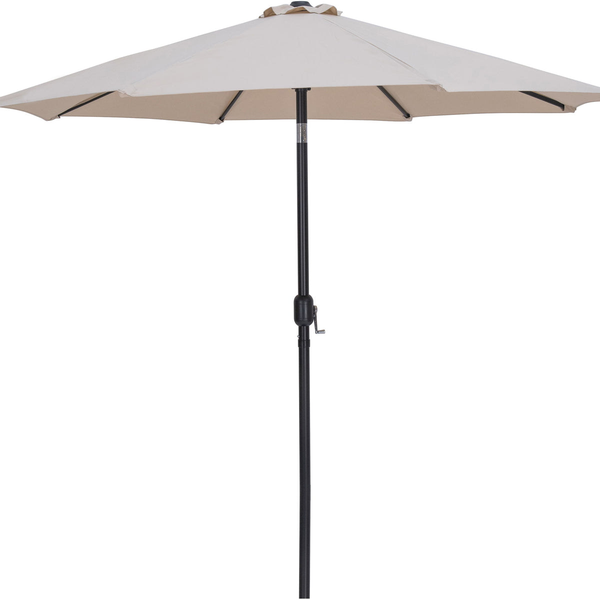 Fiji - Aluminum Patio Umbrella With Square White And Black Base