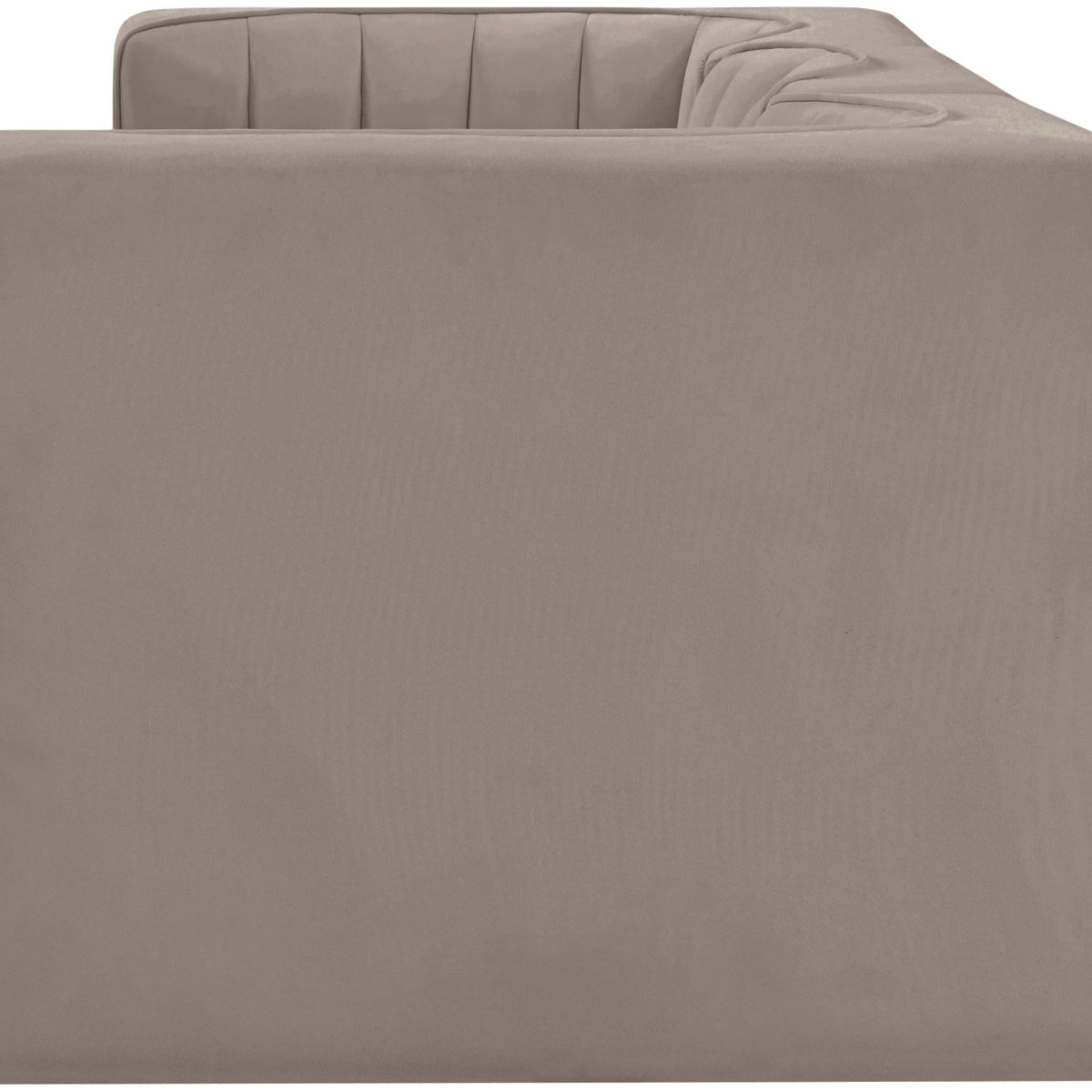 Rummi - Velvet Performance Fabric Upholstered 3 Piece Modular Sofa