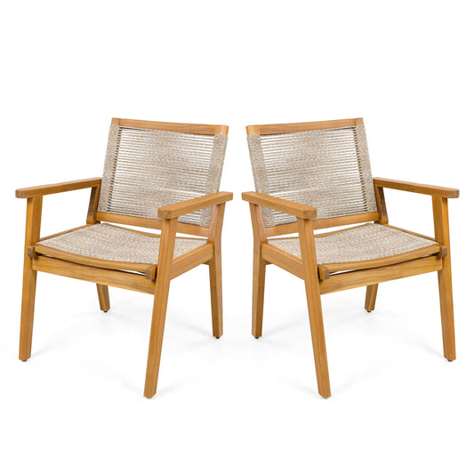 Outdoor Rope Dining Chair (Set of 2)
