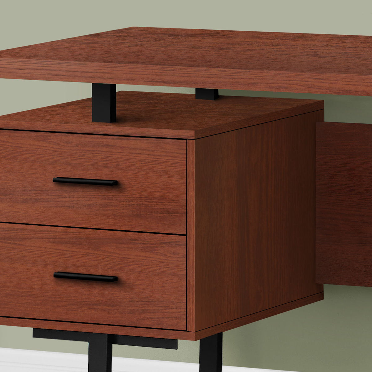 Computer Desk For Home Office, Laptop, Left, Right Set - Up, Storage Drawers, Contemporary & Modern
