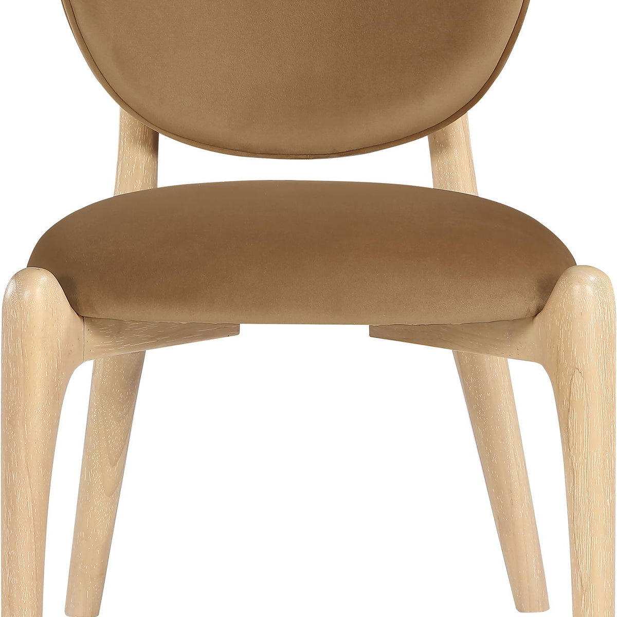 Velora - Upholstered Dining Chair (Set of 2) - Saddle / Natural