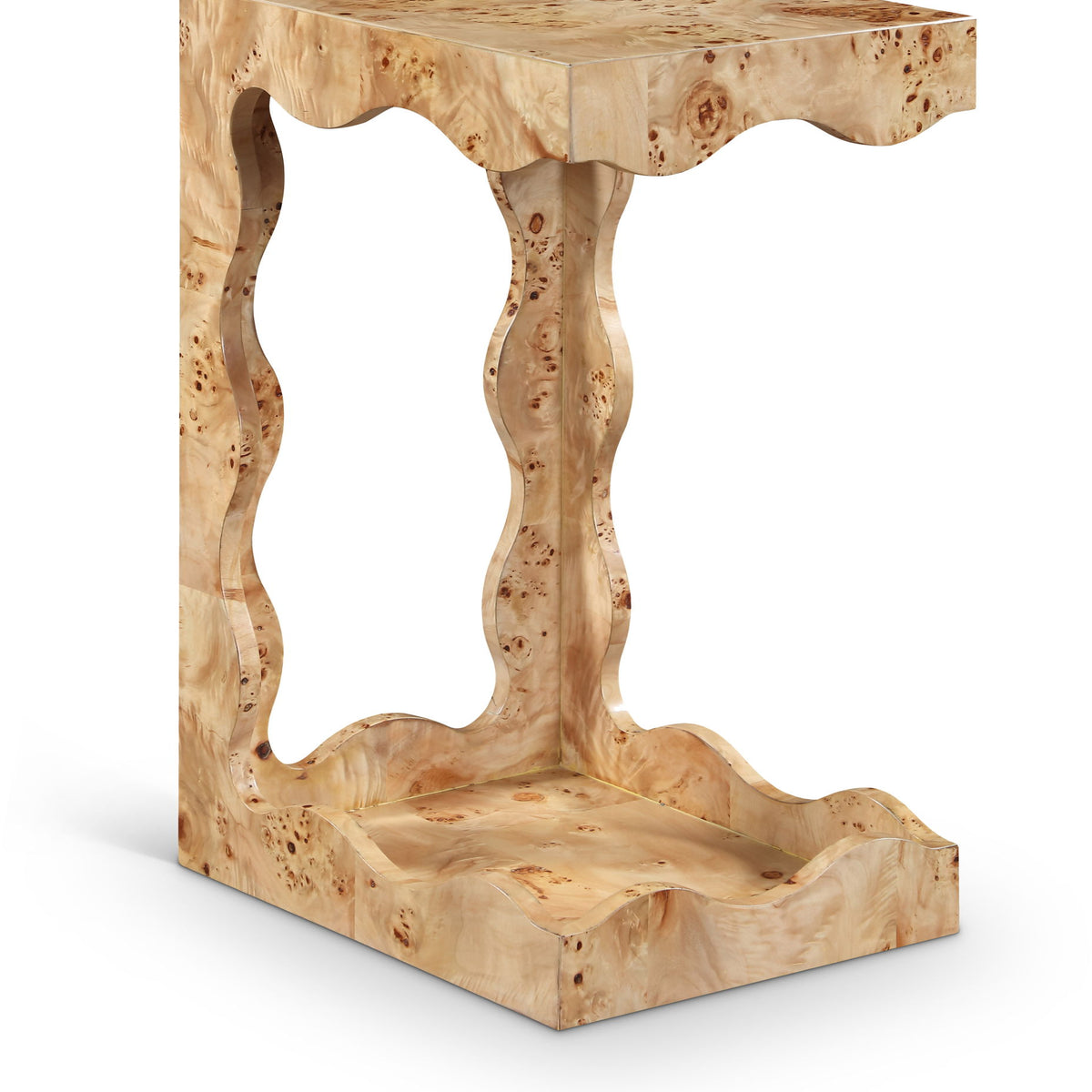 Vassa - Burl Veneer End Table