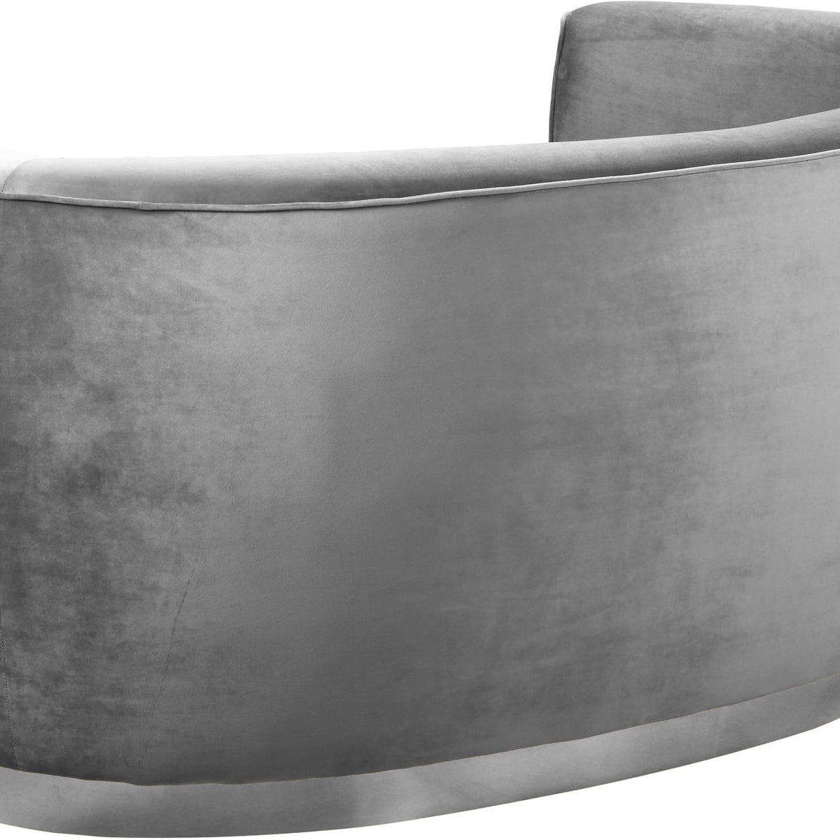 Julian - Loveseat with Chrome Base