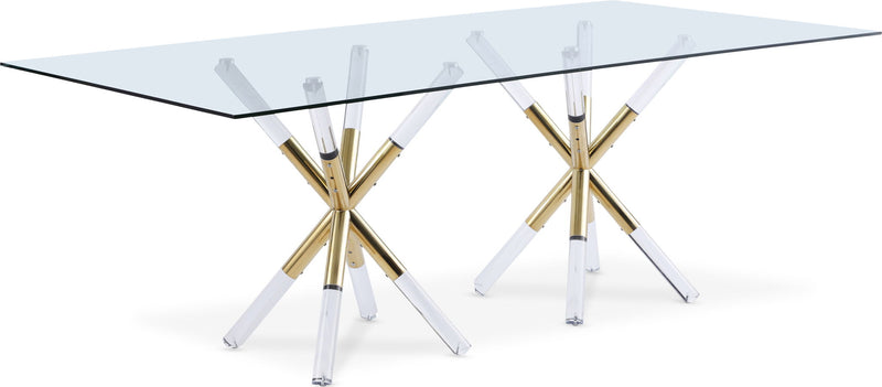 Mercury - Dining Table - Pearl Silver