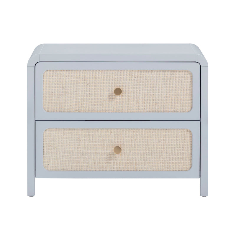 Patty - Rattan 2-Drawer Nightstand