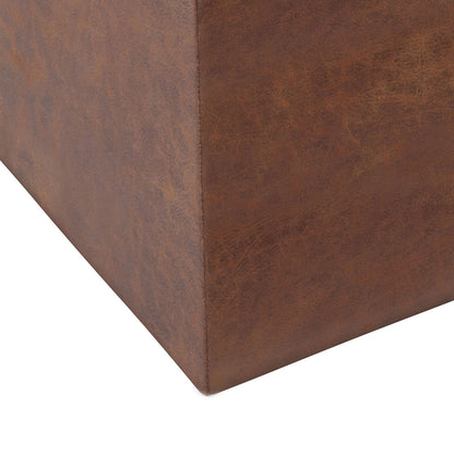 Rockwood - Upholstered Cube Storage Ottoman With Tray