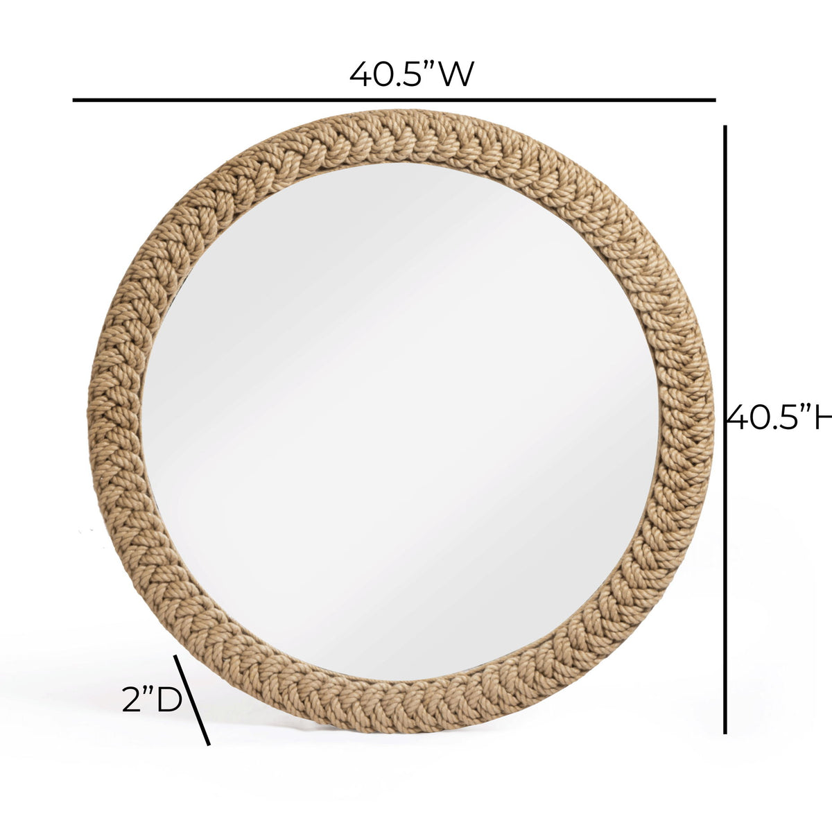 Midge - Rope Round Wall Mirror